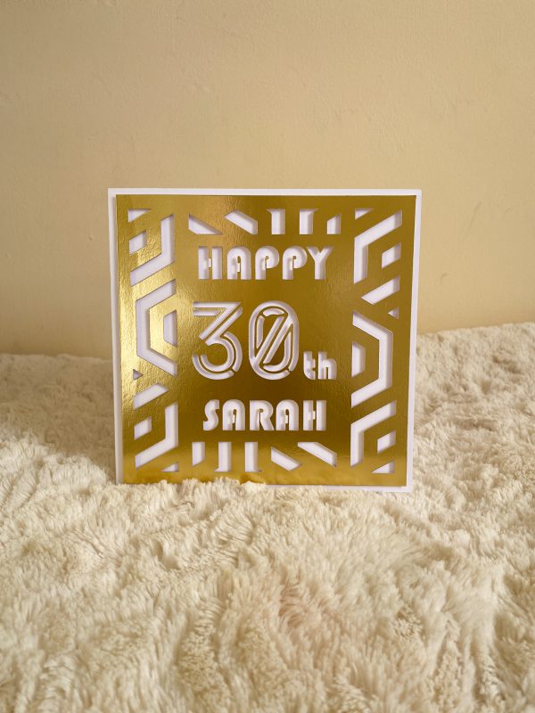 Personalised Birthday Age Card 3 scaled